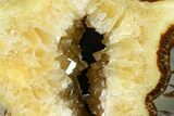 Polished, Utah Septarian Heart - Beautiful Crystals #160179-1